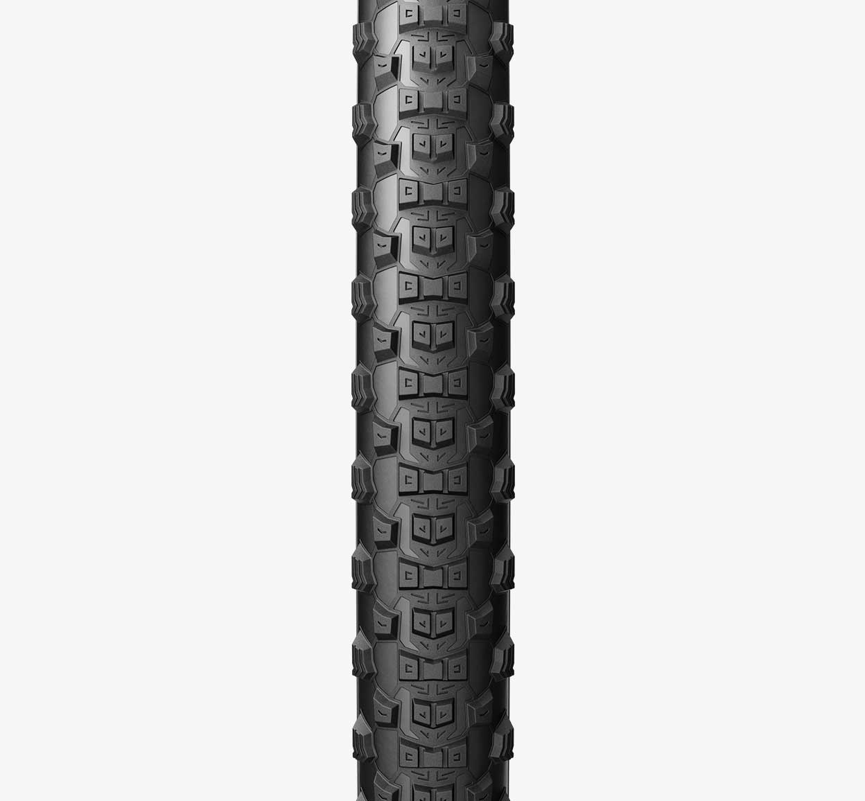 Vzorek pláště Pirelli Scorpion Enduro R při pohledu shora