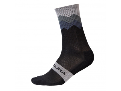 Ponožky Endura Jagged, Černá