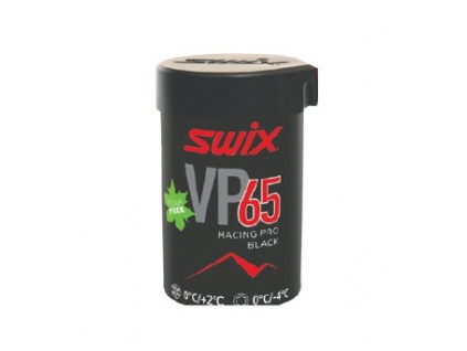 Vosk SWIX VP65 43g , Černý/červený