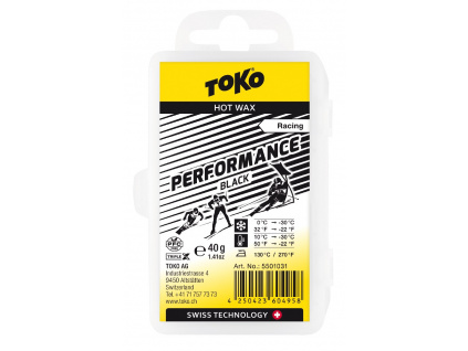 Vosk TOKO Triplex Performance Black, 40g