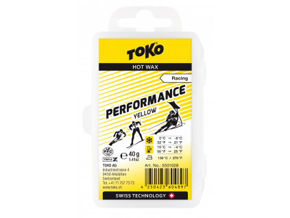 Vosk TOKO Triplex Performance Yellow, 40g