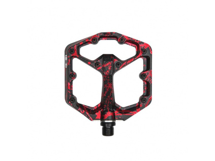 Pedály Crankbrothers Stamp 7, Splatter Paint Red