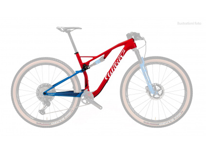 Rámová sada Wilier Urta SLR 2023 + tlumič SID, Red / Blue