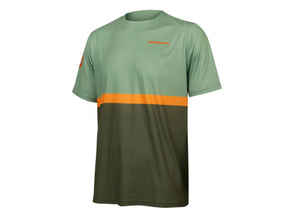 Dres Endura SingleTrack Core Tee II, Mandarinková