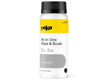 Expresní vosk TOKO All-In-One Wipe-Brush, 250ml