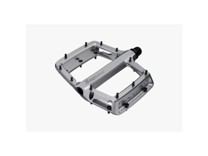 Pedály Race Face Turbine, Stříbrná