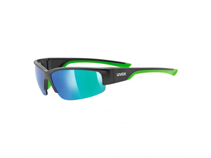 Brýle Uvex Sportstyle 215, Black Matt / Green