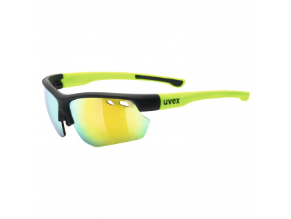 Brýle Uvex Sportstyle 115, Black Matt / Yellow