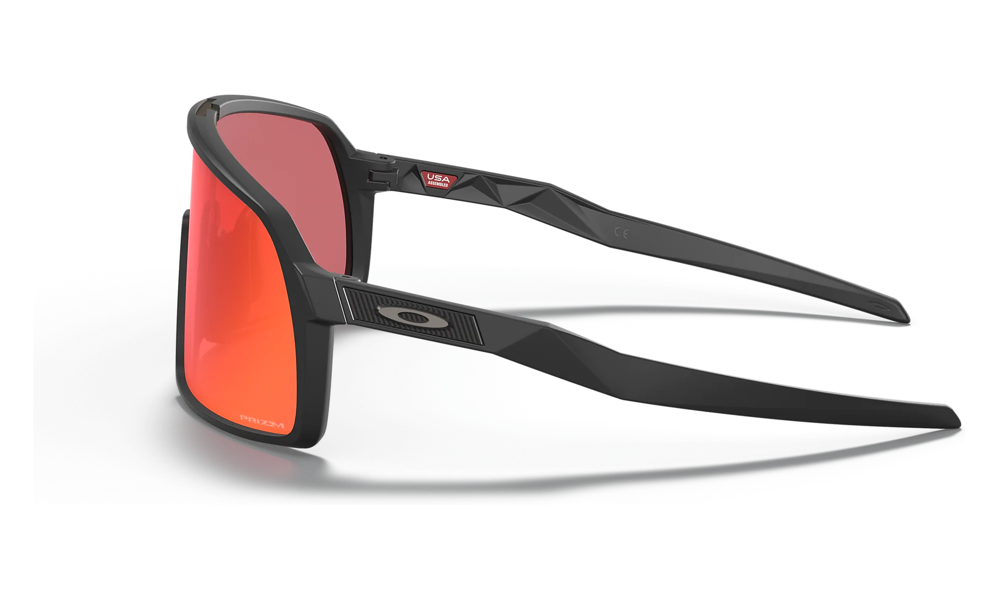 Oakley Sutro S Matte Black detail bočního pohledu