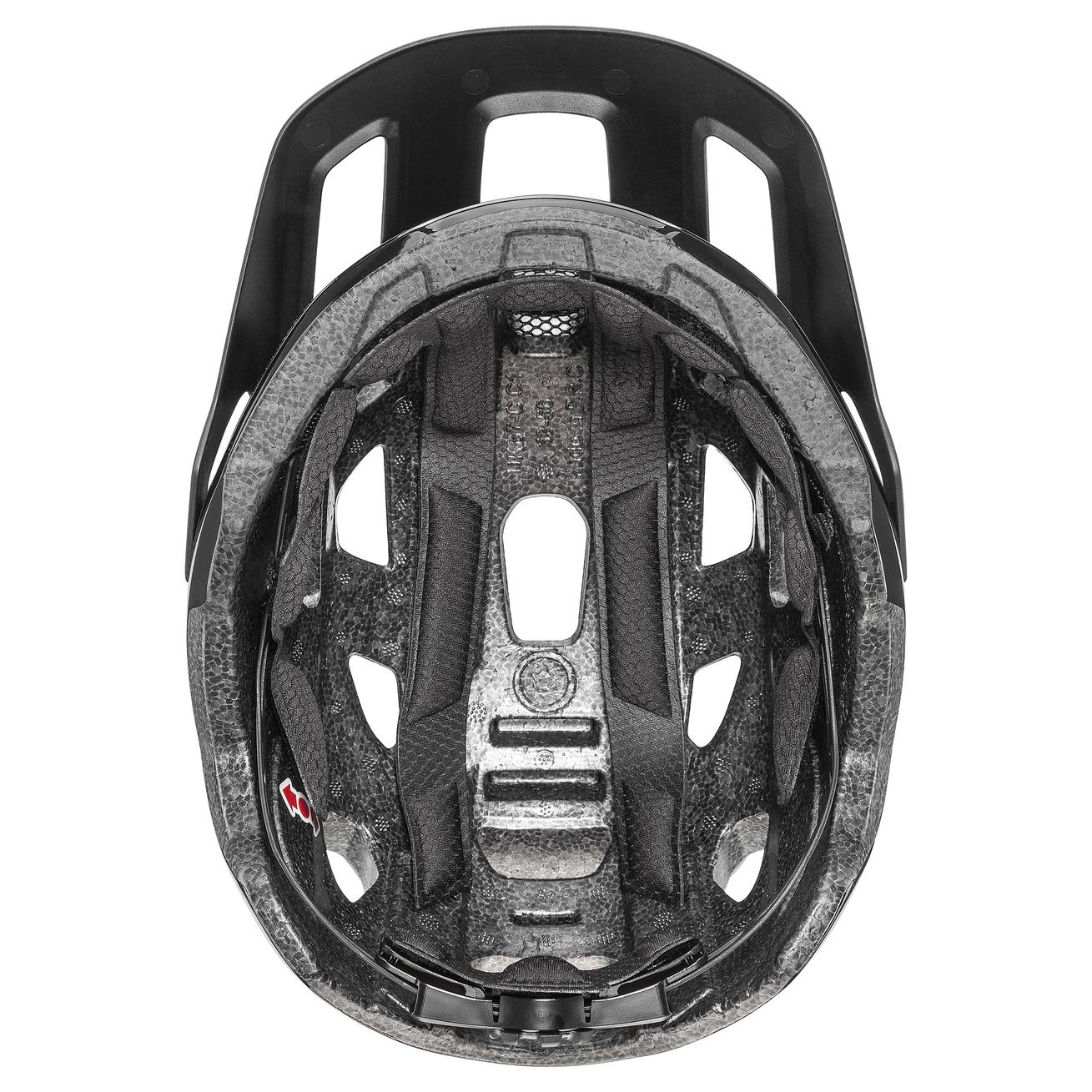 Detail vnitřní strany helmy