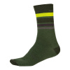 Endura Ponožky Merino Stripe, Lesní zelená