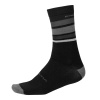 Endura Ponožky Merino Stripe, Matně černá