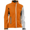 Dámská Bunda Salomon Active SoftShell W, Oranžová/Bílá