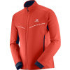 Bunda Salomon Agile SoftShell 18/19, Fiery red/Night sky