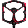 Pedály Crankbrothers Stamp 7, Splatter Paint Red