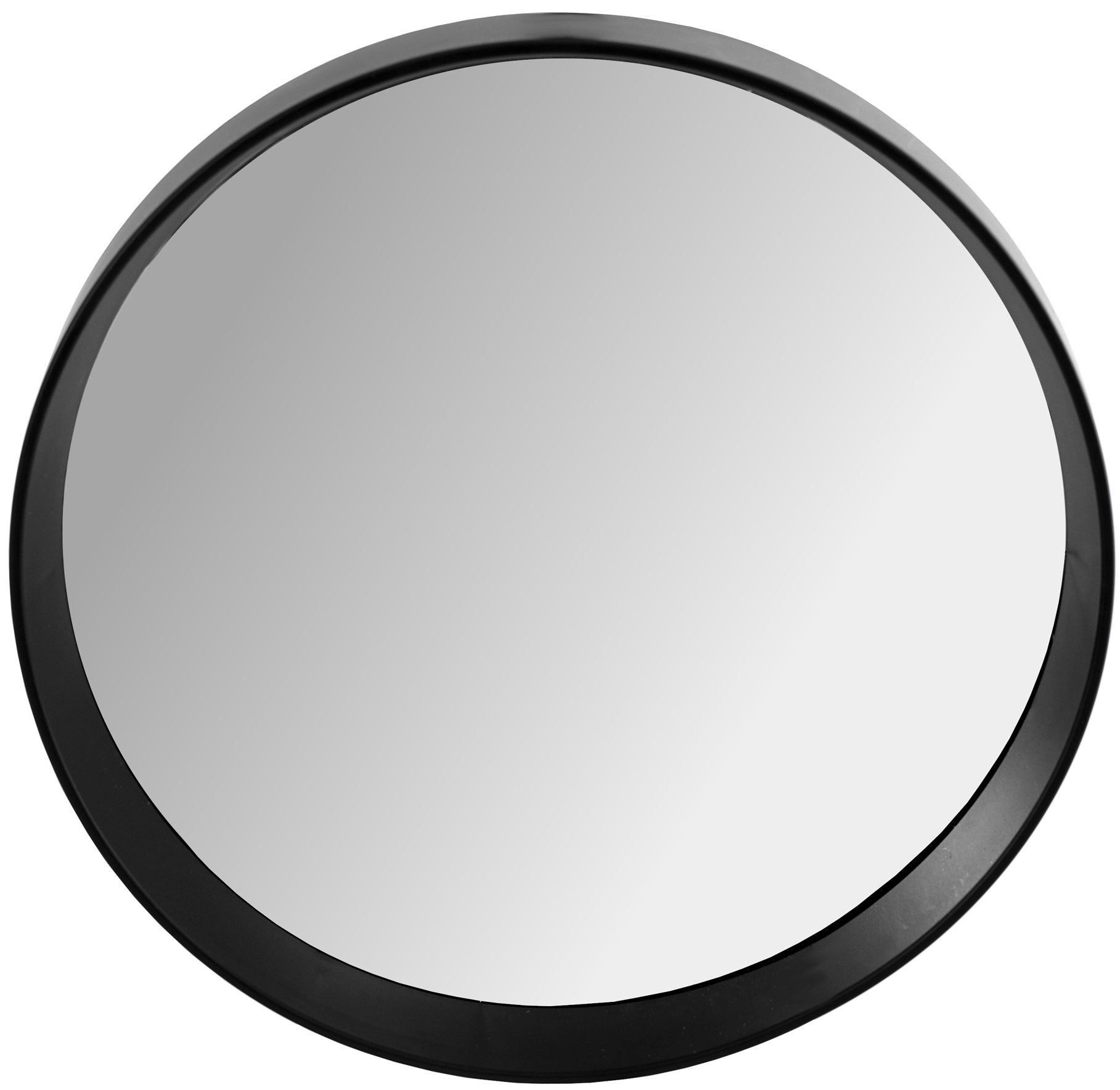 Levně Kulaté zrcadlo Loft 39 cm - černé