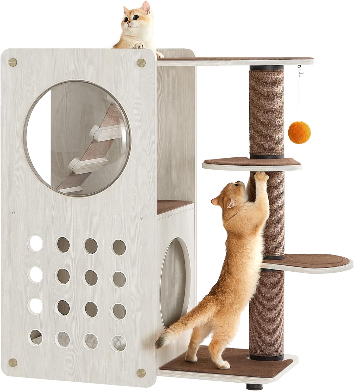 Levně Moderní interiérová věž pro kočky