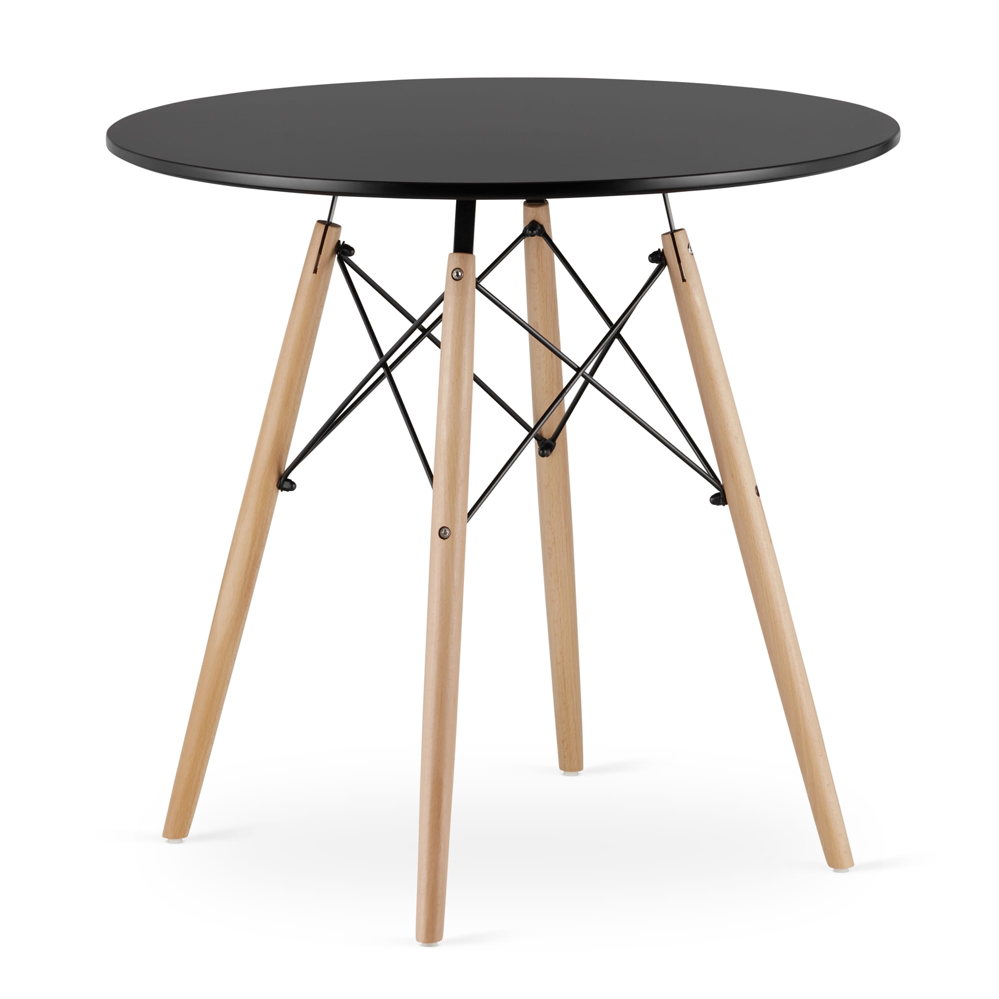 Levně Stůl TODI okrouhlý 80cm - černý