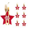 Příborový kufřík Vánoce 6 ks Star Red