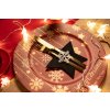 Vánoční obal na příbory 6 ks Star Black