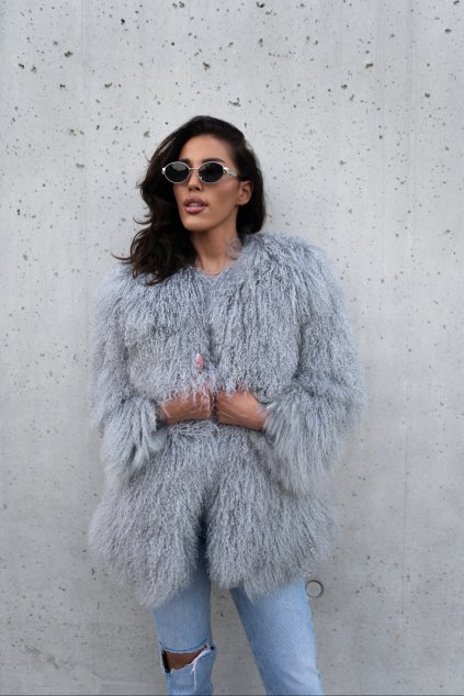 Mongolian Coat Classic 70 - LIGHT GREY