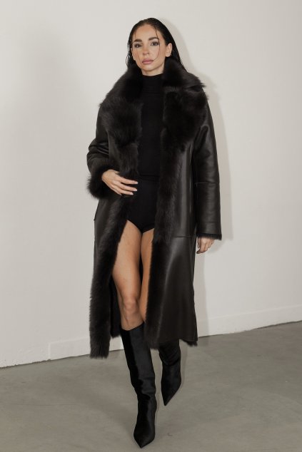 Dlouhý aprés ski coat
