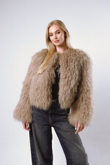 Mongolian Coat Classic 55 - LATTE