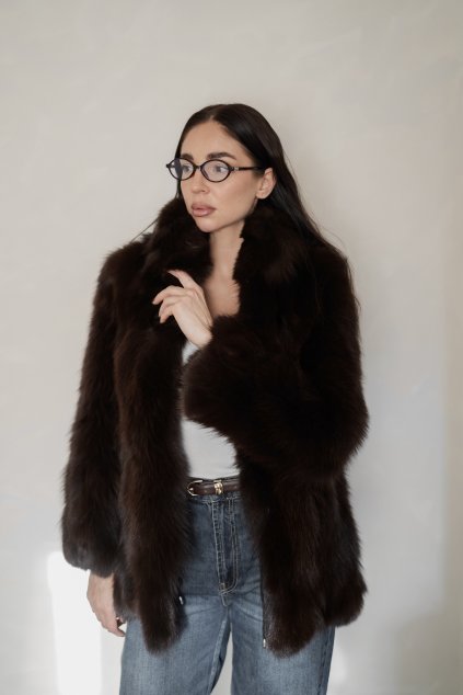 Fox Jacket No. 09 - DARK BROWN