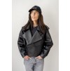 Sofi Leather Jacket - BLACK