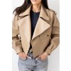 Sofi Leather Jacket - CARAMEL