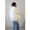 Mongolian Coat Chic 55 - WHITE