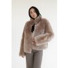 Oboustranná shearling bunda Helene - TAWNY BROWN  TOSCANA