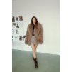 Fur Coat Josephine - MOCHA MOUSSE  FOX FUR