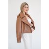 Leather Jacekt Sofi II - HAZELNUT