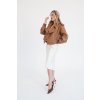 Leather Jacekt Sofi II - HAZELNUT