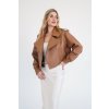 Leather Jacekt Sofi II - HAZELNUT