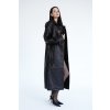 Leather Trenchcoat Magnolia - BLACK
