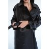 Leather Trenchcoat Magnolia - BLACK