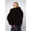 Mongolian Coat Chic 55 - BLACK