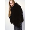 Mongolian Coat Chic 55 - BLACK