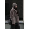 Toscana Shearling Jacket Helene - MOCHA GREY  TOSCANA