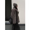Toscana Shearling Jacket Helene - MOCHA GREY  TOSCANA