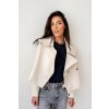 Sofi Leather Jacket - CREAM