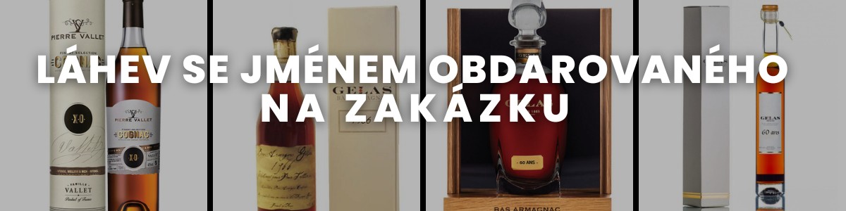 Láhev se jménem obdarovaného na zakázku