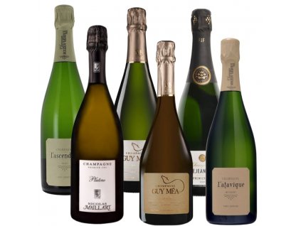 Výhodný karton 6x0,75l Champagne 1er a Grand Cru