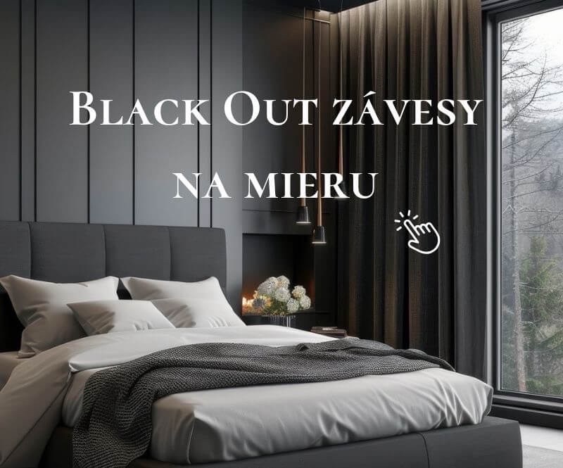 Zatemňovacie závesy pre pokojný spánok v peknej spálni. Ušijeme na mieru vo finetextil.
