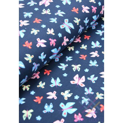 0413.1 teplakovina modra butterfly