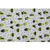 0305.2.2 bavlnena latka biela zelene kaktusy