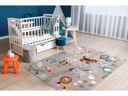 detsky koberec fun africa bezovy 3