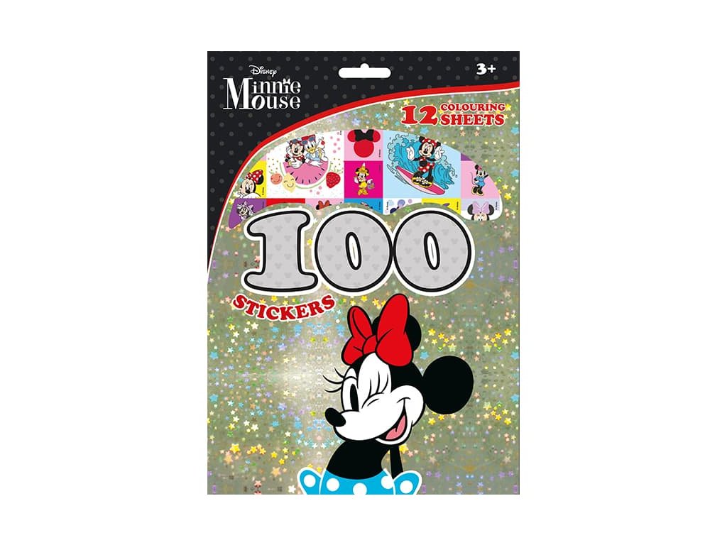 0004151 100 samolepiek s malovankovymi listami minnie